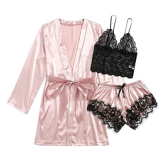 Top 3 Women's Sleepwear Sets: Satin Silk, Lace Trim, and More